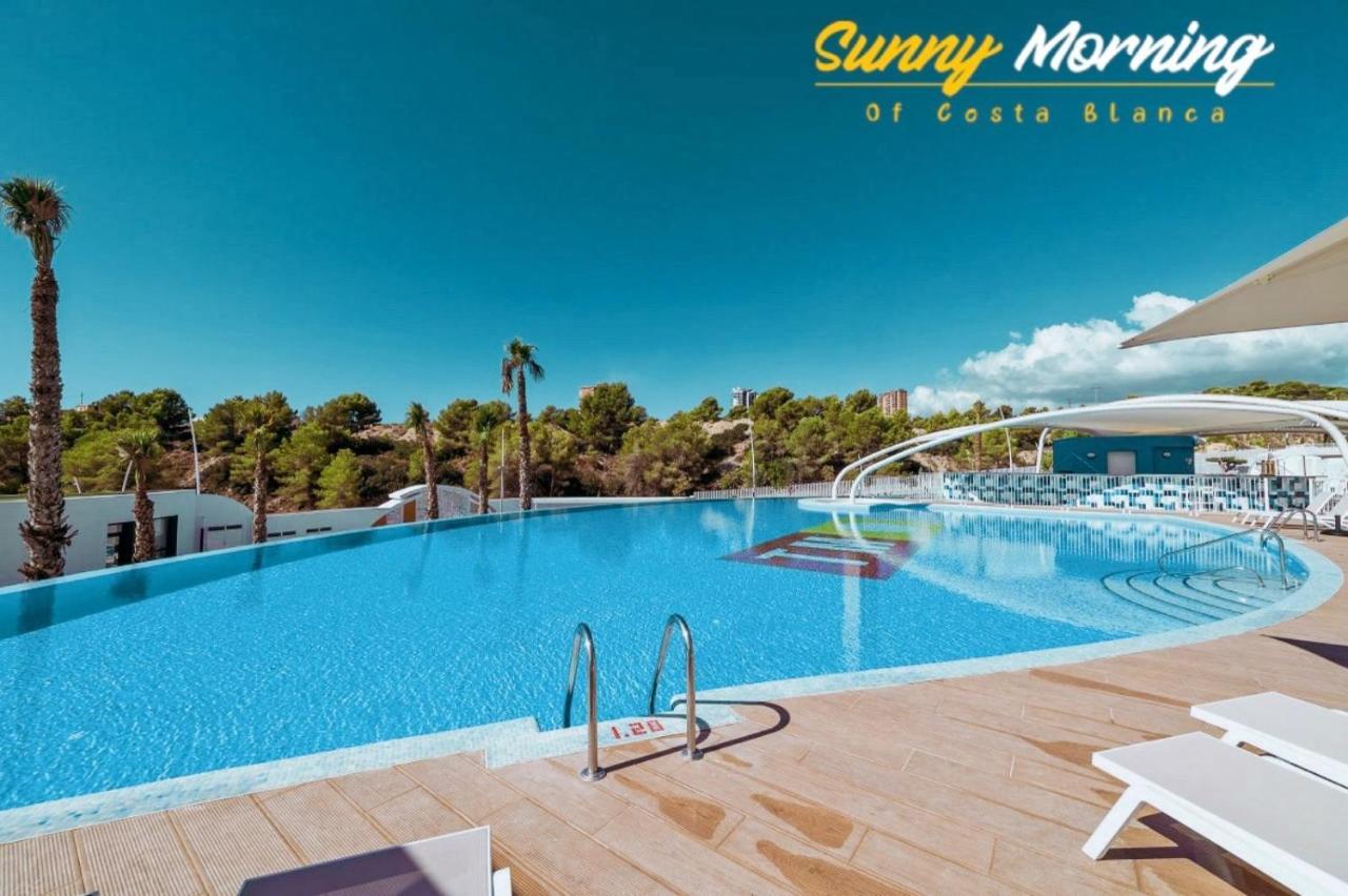 Sunny Morning Of Costa Blanca - Sunset Waves Benidorm Apartment Exterior foto